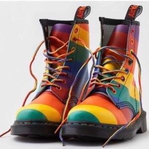 Dr. Martens rainbow boots 1460 PRIDE LGBQT